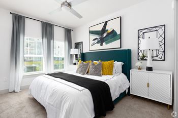 Bedroom with cozy bed1 at Century Vista Palms, Florida, 32822